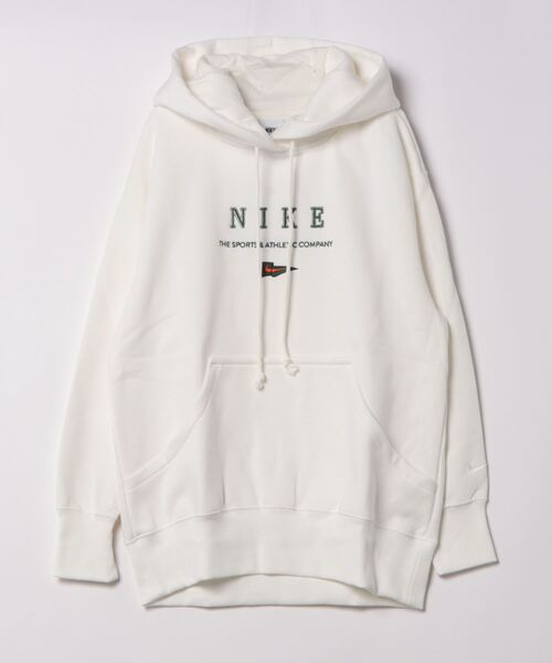 NIKE（ナイキ）の「《NIKEアパレル》WS NSW FLC  L/S ﾌｰﾃﾞｨ（パーカー・レディース・グリーン/ブラック/ホワイト系その他・L/M/XS/S/XL）」の2枚目の写真