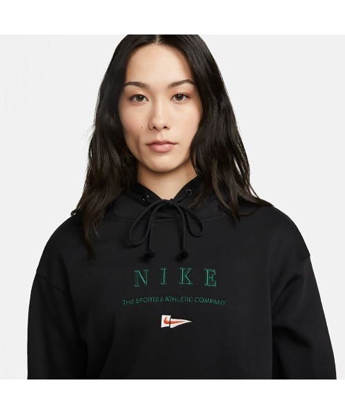 NIKE（ナイキ）の「《NIKEアパレル》WS NSW FLC  L/S ﾌｰﾃﾞｨ（パーカー・レディース・グリーン/ブラック/ホワイト系その他・L/M/XS/S/XL）」の14枚目の写真