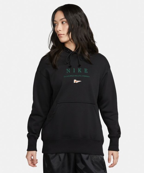NIKE（ナイキ）の「《NIKEアパレル》WS NSW FLC  L/S ﾌｰﾃﾞｨ（パーカー・レディース・グリーン/ブラック/ホワイト系その他・L/M/XS/S/XL）」の12枚目の写真