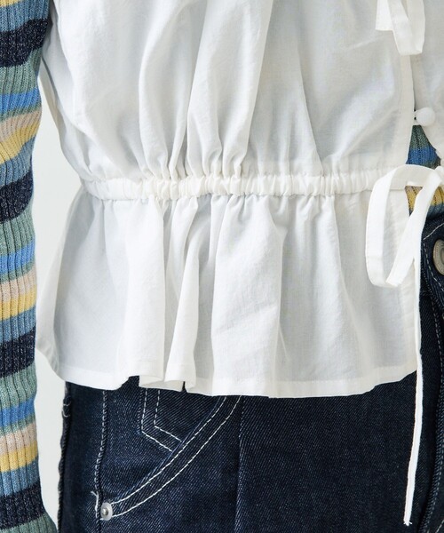 FREAK'S STORE（フリークスストア）の「フリル ビスチェ（キャミソール・レディース・ブラック/オフホワイト・ﾌﾘ-）」の21枚目の写真