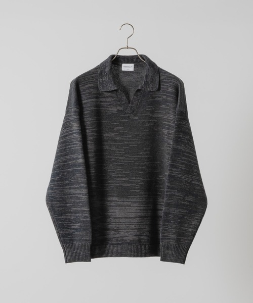 【EDDEN ELLEN】マーブル柄スキッパーニット（ニット/セーター）｜EDDEN ELLEN（エデンエレン）