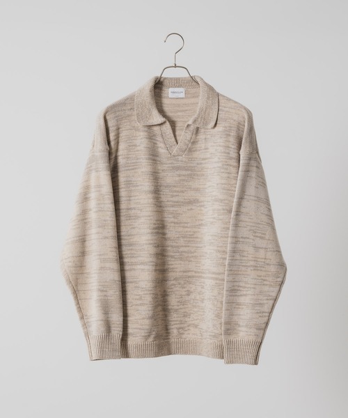 【EDDEN ELLEN】マーブル柄スキッパーニット（ニット/セーター）｜EDDEN ELLEN（エデンエレン）