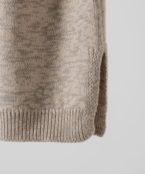 【EDDEN ELLEN】マーブル柄スキッパーニット（ニット/セーター）｜EDDEN ELLEN（エデンエレン）