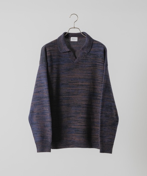 【EDDEN ELLEN】マーブル柄スキッパーニット（ニット/セーター）｜EDDEN ELLEN（エデンエレン）