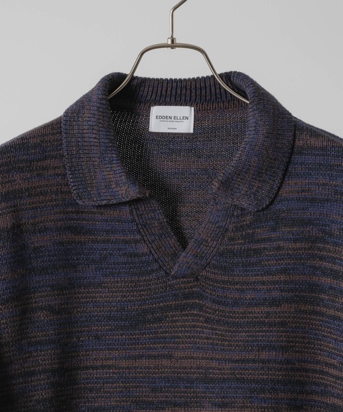 【EDDEN ELLEN】マーブル柄スキッパーニット（ニット/セーター）｜EDDEN ELLEN（エデンエレン）