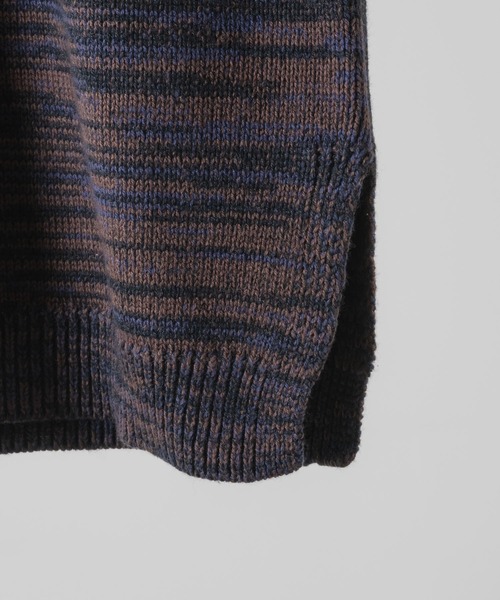 【EDDEN ELLEN】マーブル柄スキッパーニット（ニット/セーター）｜EDDEN ELLEN（エデンエレン）