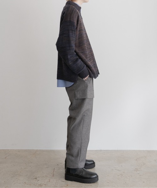 【EDDEN ELLEN】マーブル柄スキッパーニット（ニット/セーター）｜EDDEN ELLEN（エデンエレン）