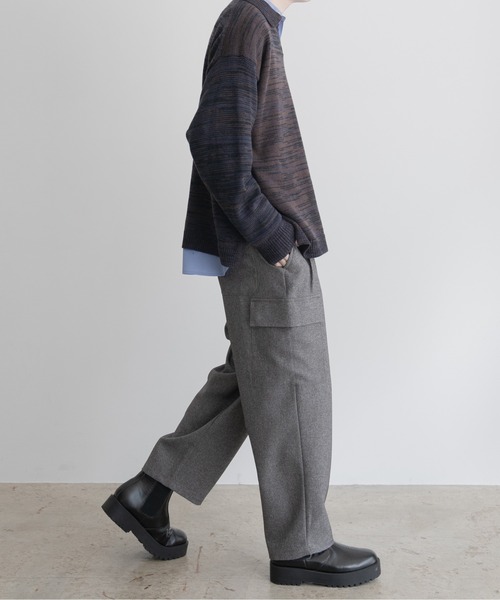 【EDDEN ELLEN】マーブル柄スキッパーニット（ニット/セーター）｜EDDEN ELLEN（エデンエレン）