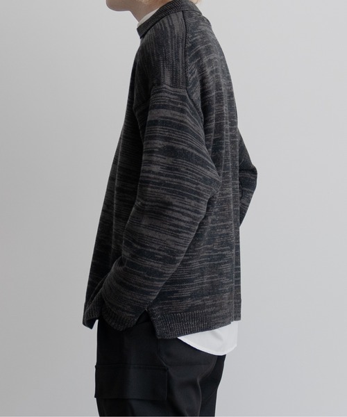 【EDDEN ELLEN】マーブル柄スキッパーニット（ニット/セーター）｜EDDEN ELLEN（エデンエレン）