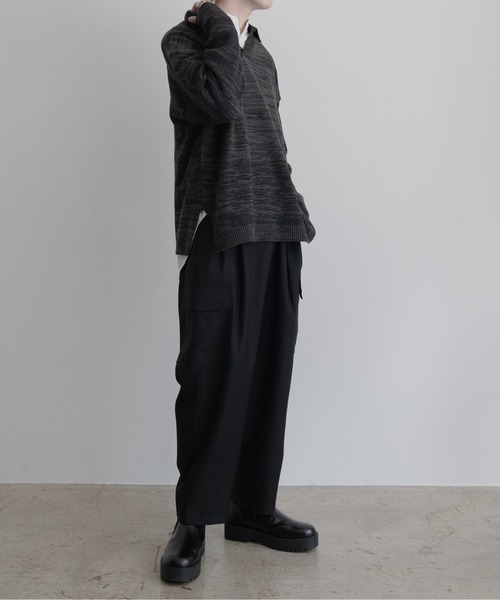 【EDDEN ELLEN】マーブル柄スキッパーニット（ニット/セーター）｜EDDEN ELLEN（エデンエレン）