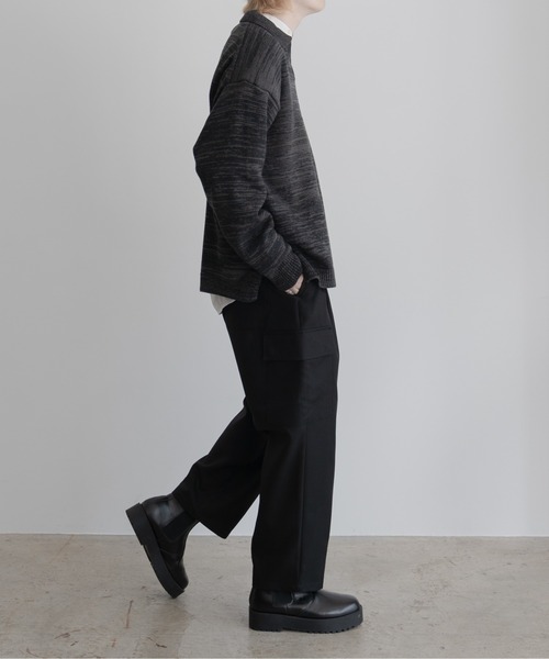 【EDDEN ELLEN】マーブル柄スキッパーニット（ニット/セーター）｜EDDEN ELLEN（エデンエレン）