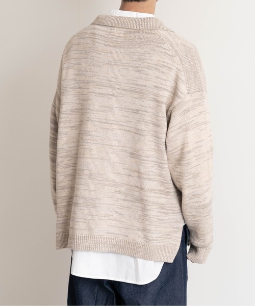 【EDDEN ELLEN】マーブル柄スキッパーニット（ニット/セーター）｜EDDEN ELLEN（エデンエレン）