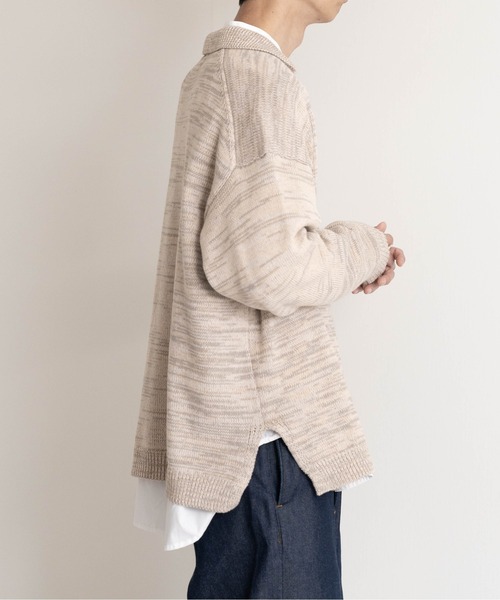 【EDDEN ELLEN】マーブル柄スキッパーニット（ニット/セーター）｜EDDEN ELLEN（エデンエレン）