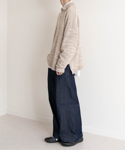 【EDDEN ELLEN】マーブル柄スキッパーニット（ニット/セーター）｜EDDEN ELLEN（エデンエレン）