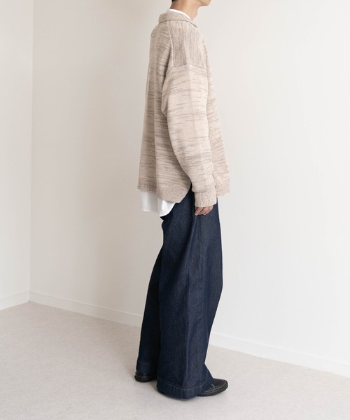 【EDDEN ELLEN】マーブル柄スキッパーニット（ニット/セーター）｜EDDEN ELLEN（エデンエレン）