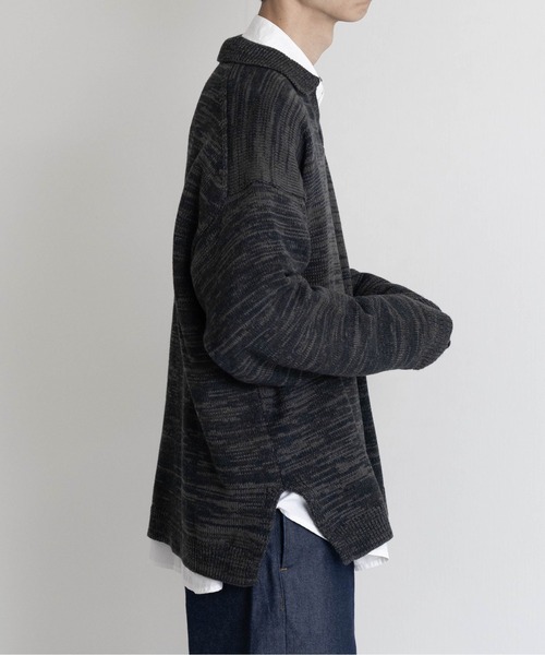 【EDDEN ELLEN】マーブル柄スキッパーニット（ニット/セーター）｜EDDEN ELLEN（エデンエレン）