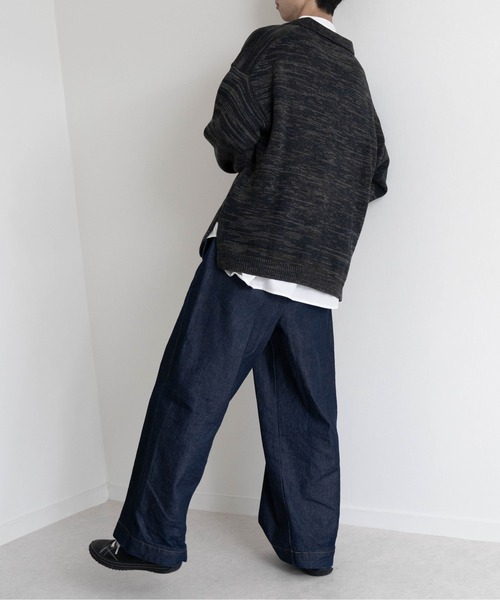 【EDDEN ELLEN】マーブル柄スキッパーニット（ニット/セーター）｜EDDEN ELLEN（エデンエレン）