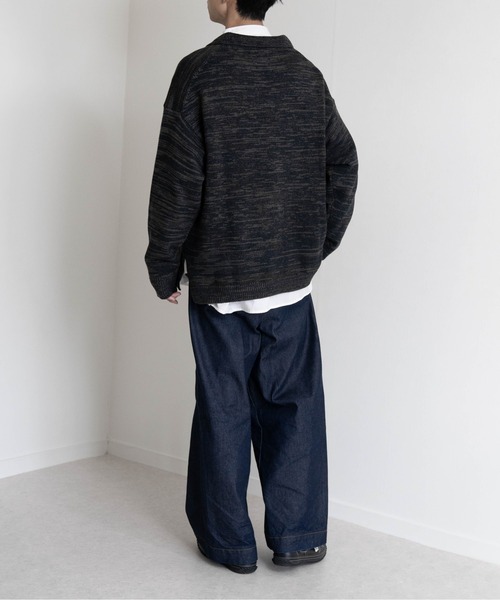 【EDDEN ELLEN】マーブル柄スキッパーニット（ニット/セーター）｜EDDEN ELLEN（エデンエレン）