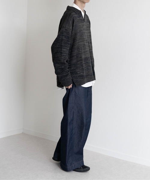 【EDDEN ELLEN】マーブル柄スキッパーニット（ニット/セーター）｜EDDEN ELLEN（エデンエレン）