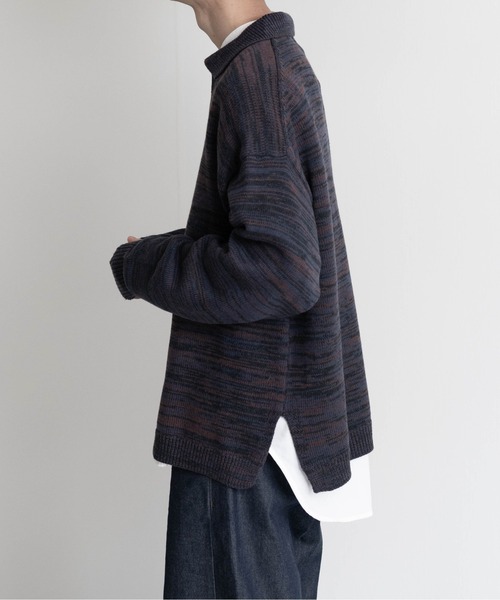 【EDDEN ELLEN】マーブル柄スキッパーニット（ニット/セーター）｜EDDEN ELLEN（エデンエレン）