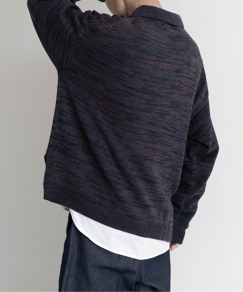 【EDDEN ELLEN】マーブル柄スキッパーニット（ニット/セーター）｜EDDEN ELLEN（エデンエレン）