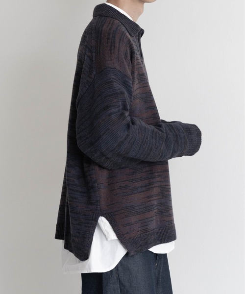 【EDDEN ELLEN】マーブル柄スキッパーニット（ニット/セーター）｜EDDEN ELLEN（エデンエレン）