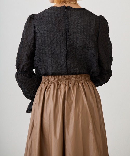 Loco Ocean（ロコオーシャン）の「レザーロングフレアスカート（スカート・レディース・グリーン/モカ・FREE）」の12枚目の写真