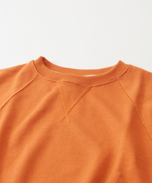 CUBE SUGAR（キューブシュガー）の「GENTIL(ジャンティ)ミニ裏毛スウェットポケットベスト（ベスト・レディース・カーキ/スミクロ/グレイッシュベージュ/オレンジ・M）」の15枚目の写真