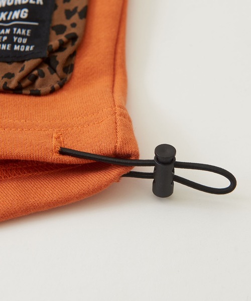 CUBE SUGAR（キューブシュガー）の「GENTIL(ジャンティ)ミニ裏毛スウェットポケットベスト（ベスト・レディース・カーキ/スミクロ/グレイッシュベージュ/オレンジ・M）」の18枚目の写真