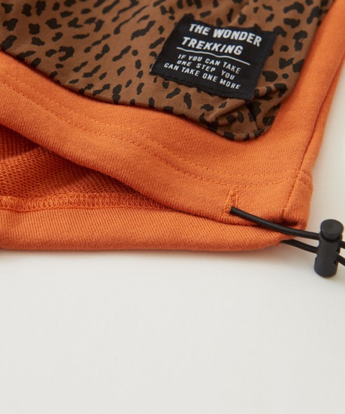 CUBE SUGAR（キューブシュガー）の「GENTIL(ジャンティ)ミニ裏毛スウェットポケットベスト（ベスト・レディース・カーキ/スミクロ/グレイッシュベージュ/オレンジ・M）」の19枚目の写真