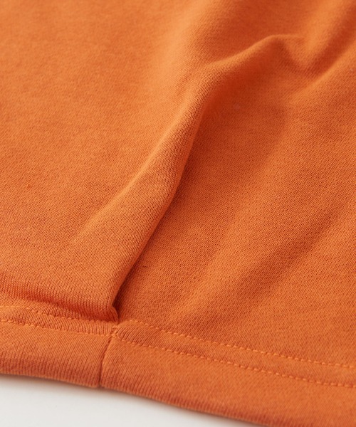 CUBE SUGAR（キューブシュガー）の「GENTIL(ジャンティ)ミニ裏毛スウェットポケットベスト（ベスト・レディース・カーキ/スミクロ/グレイッシュベージュ/オレンジ・M）」の20枚目の写真