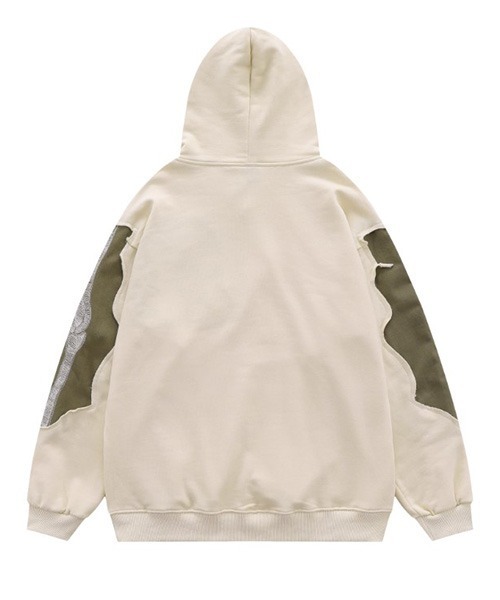 ROOPTOKYO（ループトウキョウ）の「▲BONE DESIGN HOODIE/ボーンデザインフーディ― パーカー（パーカー・メンズ・ホワイト/ブラック・L/XL）」の3枚目の写真