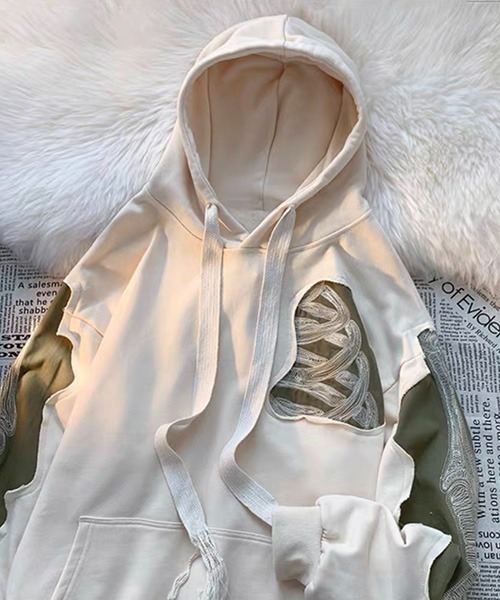 ROOPTOKYO（ループトウキョウ）の「▲BONE DESIGN HOODIE/ボーンデザインフーディ― パーカー（パーカー・メンズ・ホワイト/ブラック・L/XL）」の13枚目の写真