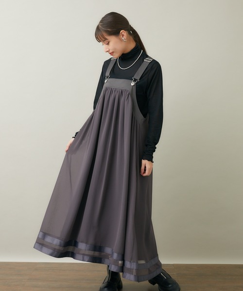 超美品　☆33℃☆　シフォン×タイダイジャンパースカート　イシカワラボ Paradise Picnic（パラダイスピクニック）の「33℃ シフォンヘム