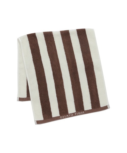 gelato pique（ジェラートピケ）の「太ストライプフェイスタオル