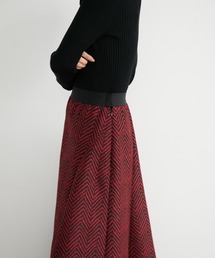 INED（イネド）の「ヘリンボーンジャガードスカート（スカート）」 - WEAR 