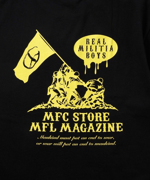 MFC STORE（エムエフシーストア）の「MFL x MFC STORE PEACE FLAG S/S TEE（Tシャツ/カットソー・メンズ・ホワイト/ブラック・L/M/XXL/XL/S）」の15枚目の写真