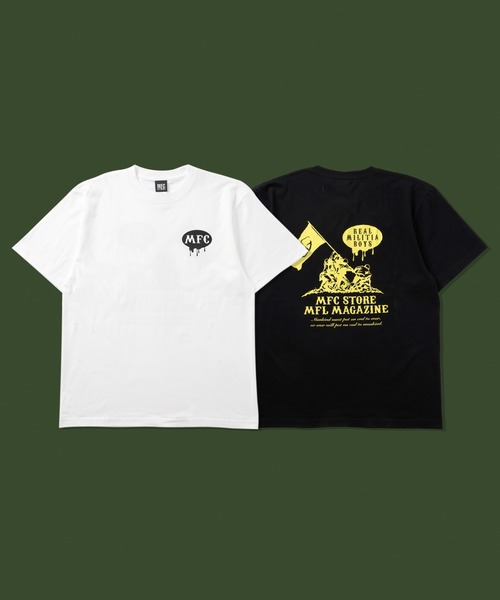 MFC STORE（エムエフシーストア）の「MFL x MFC STORE PEACE FLAG S/S TEE（Tシャツ/カットソー・メンズ・ホワイト/ブラック・L/M/XXL/XL/S）」の7枚目の写真