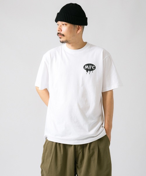 MFC STORE（エムエフシーストア）の「MFL x MFC STORE PEACE FLAG S/S TEE（Tシャツ/カットソー・メンズ・ホワイト/ブラック・L/M/XXL/XL/S）」の4枚目の写真