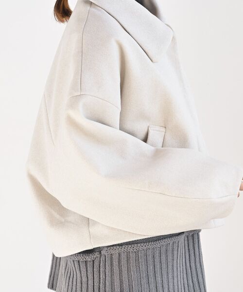 rps(アールピーエス)の「フェイクウールショートコート(その他アウター・レディース・ブラック/アイボリー/ブラウン系その他・フリー)」の11枚目の写真