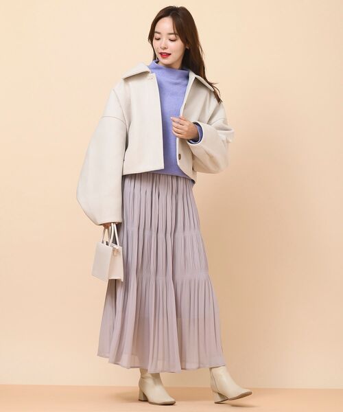 rps(アールピーエス)の「フェイクウールショートコート(その他アウター・レディース・ブラック/アイボリー/ブラウン系その他・フリー)」の12枚目の写真