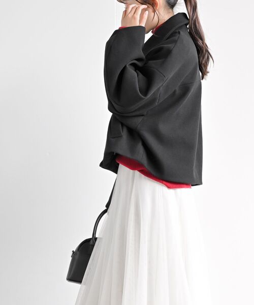 rps(アールピーエス)の「フェイクウールショートコート(その他アウター・レディース・ブラック/アイボリー/ブラウン系その他・フリー)」の15枚目の写真