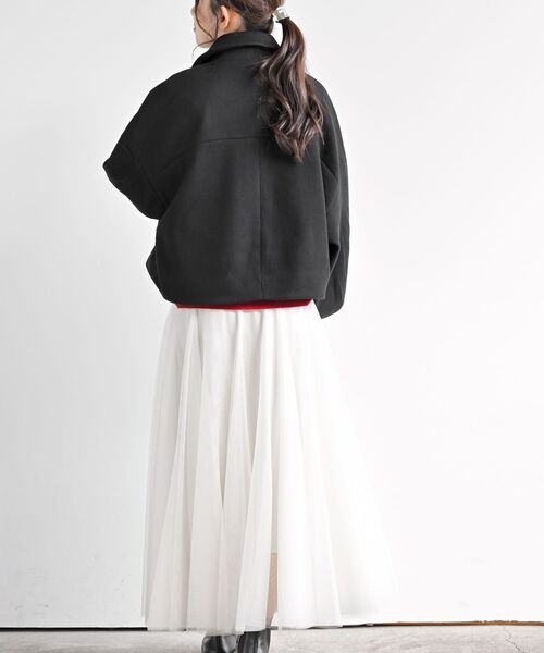 rps(アールピーエス)の「フェイクウールショートコート(その他アウター・レディース・ブラック/アイボリー/ブラウン系その他・フリー)」の16枚目の写真