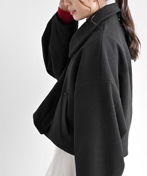 rps(アールピーエス)の「フェイクウールショートコート(その他アウター・レディース・ブラック/アイボリー/ブラウン系その他・フリー)」の19枚目の写真