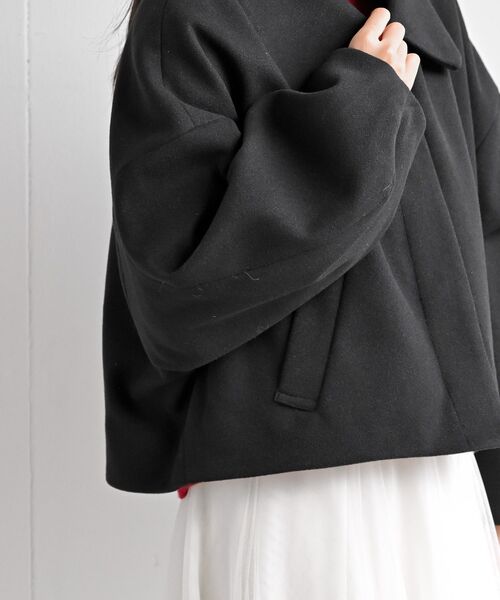 rps(アールピーエス)の「フェイクウールショートコート(その他アウター・レディース・ブラック/アイボリー/ブラウン系その他・フリー)」の21枚目の写真