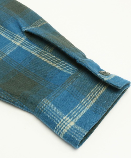 TOKYO SHIRTS（トウキョウシャツ）の「ヘビーウェイトネル長袖シャツ（シャツ/ブラウス・メンズ・ブルー・LL/M/L）」の4枚目の写真