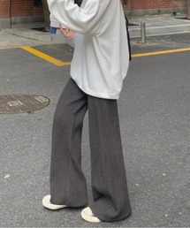 サイドラインニットパンツ