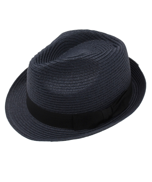 SOFFITTO（ソフィット）の「Soffitto /  プレーンペーパーブレード中折れハット（ハット・レディース・ブラウン/ナチュラル/ネイビー・FREE）」の3枚目の写真