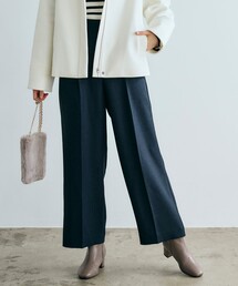grove | パール調の金縁ボタンがアクセント！タックワイドパンツ(その他パンツ)