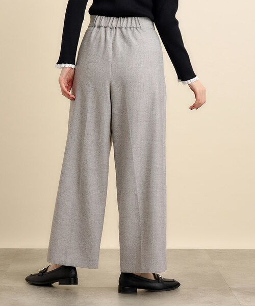 grove(グローブ)の「◆パール調の金縁ボタンがアクセント!タックワイドパンツ(その他パンツ・レディース・グレー/ブルー系その他/アイボリー・02/03/04/01/05)」の7枚目の写真